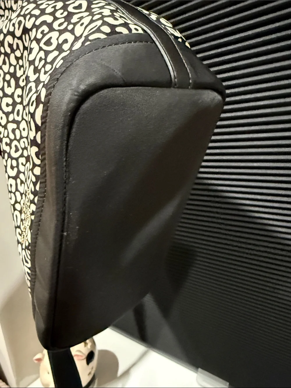 Kate Spade Shelsea Black and White Leopard-Print Hobo Bag crossbody shoulder